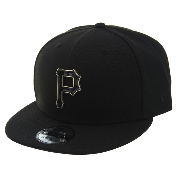 New Era Gilded Front Pittsburgh Pirates Starpback #54 Unisex Style : 11814067-BLACK