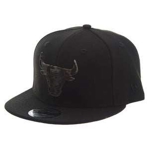 New Era Camo Capped Chicago Bulls Snapback #32 Unisex Style : 11831495-BLACK