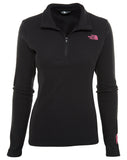 North Face Pink Ribbon Glacier ¼ Zip Womens Style : A2sn8