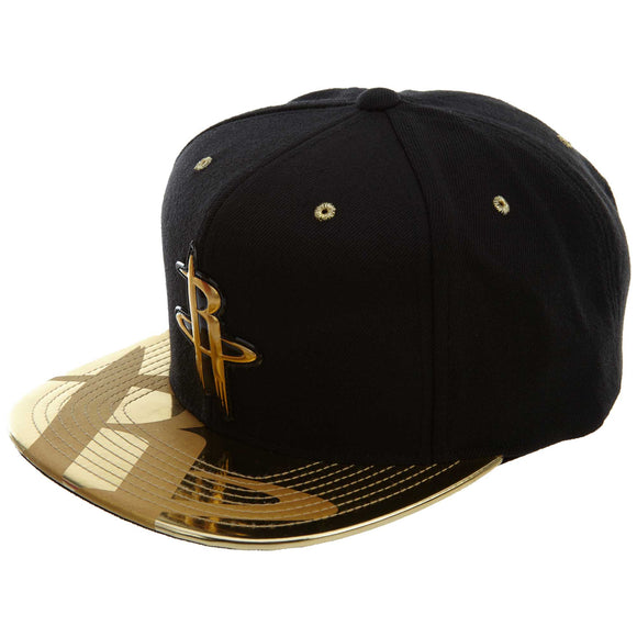 Mitchell&ness Gold Standard Huston Rocket Snapback #35 Unisex Style : Bh78d4