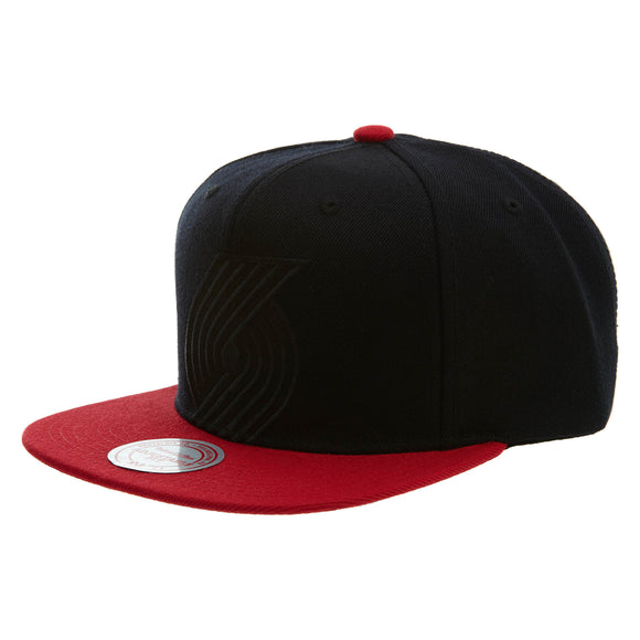 Mitchell&ness Portland Trial Blazers Cropped Satin Snapback Unisex Style : Bh72do