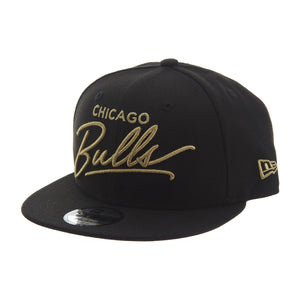 New Era Scripted Turn Chicago Bulls Snapback #28 Unisex Style : 11820749-BLACK