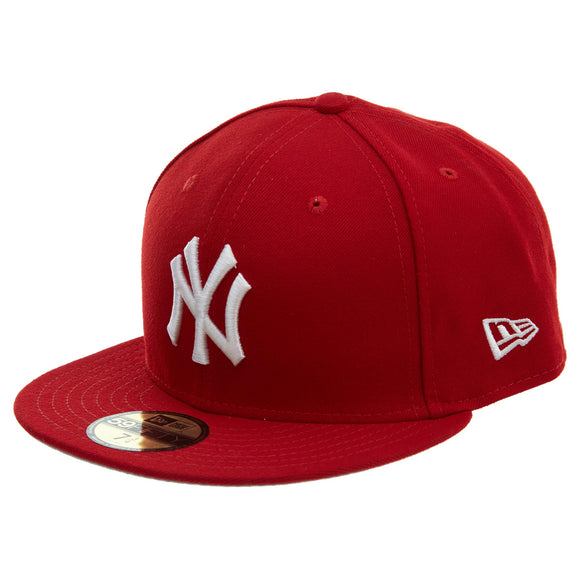 New Era Mlb Basic 5950 New York Yankee Fitted Hat #34 Unisex Style : 11591122