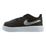 Nike Force 1 '18 TD Black/Metallic Silver Boys / Girls Style :905220