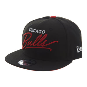 New Era Scripted Turn Chicago Bulls Snapback #28 Unisex Style : 11820748-BLACK