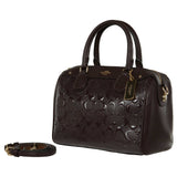 Coach Signature Debossed Patent Mini Bennett Satchel Womens Style : F11920