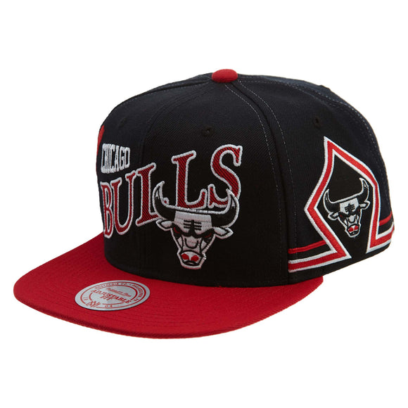 Mitchell&ness Nba Side To Side Chicago Bulls Snapback #35 Unisex Style : Bh78fd-BLACK