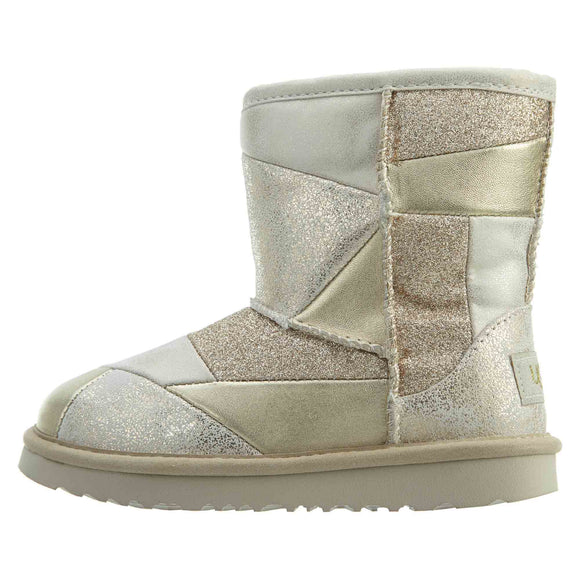 Ugg Classic Short Ii Patchwork Toddlers Style : 1096431t-GolD